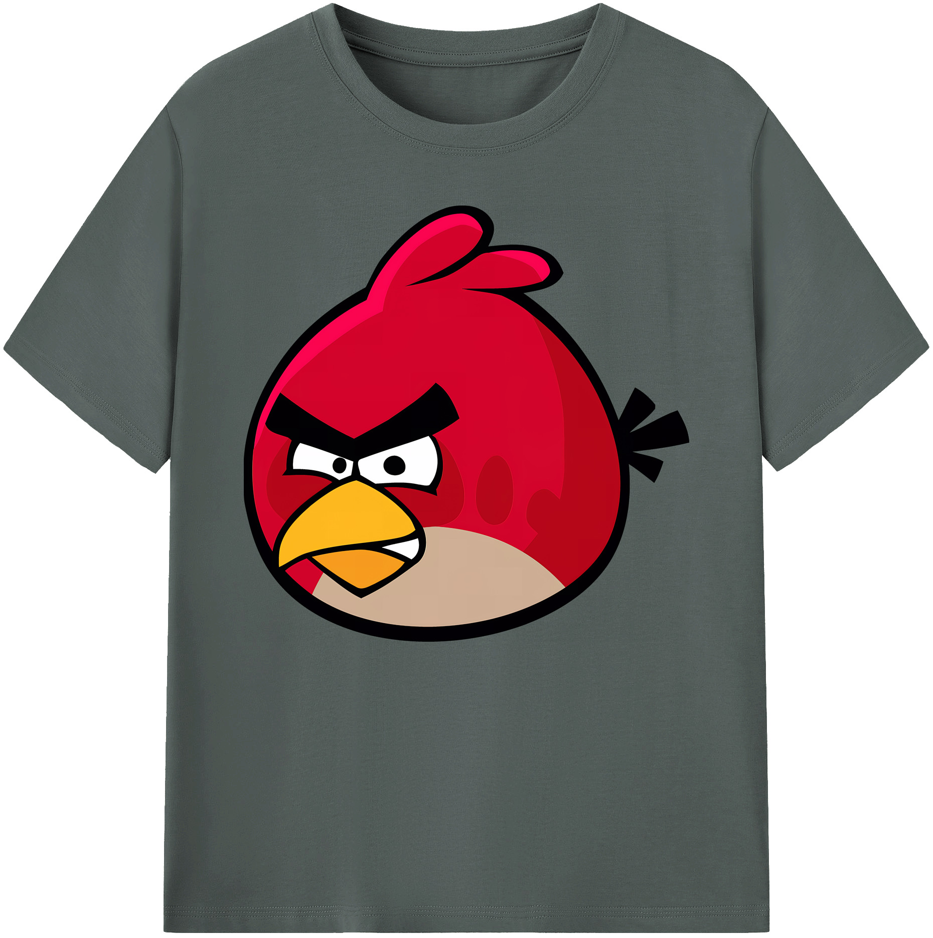 （画像用） Angry Birds アングリーバード 綿100％ メンズ半袖Tシャツ｜肌触りやわらか＆通気性